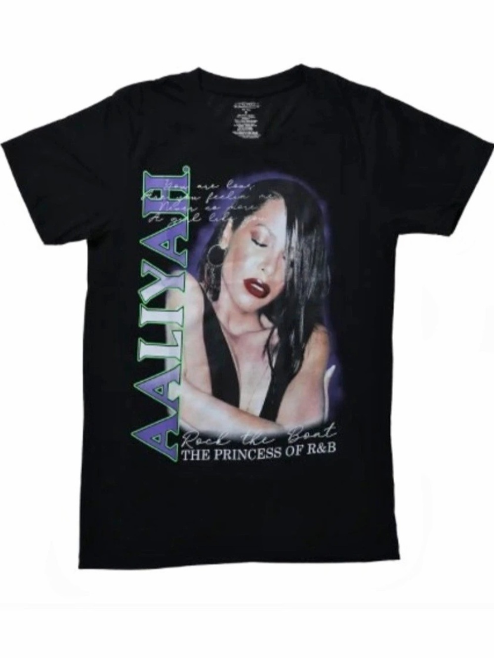 Aaliyah π βRock the Boatβ Princess of R&B T-Shirt